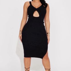 Fashion Nova Midi Dress Size Small New