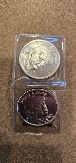 Donald J. Trump 45th President Proof 1 Troy Oz .999 Fine Silver Collectors Round