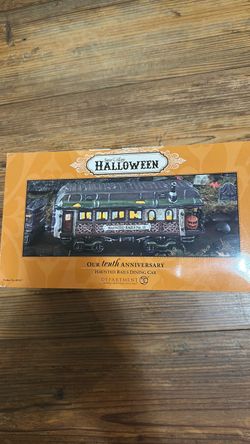 Department 56 Snow Village Halloween Haunted Rails Dining Car