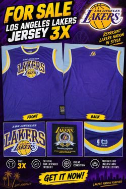 Los Angeles Lakers NBA Jersey Size 3X