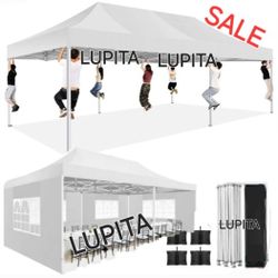 10x20 HEAVY DUTY Canopy Tent Gazebo Wedding Party Pop Up Tent Canopy With RemovableSidewalls- (FOR SALE)