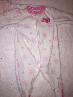 Lots of babygirl jammies