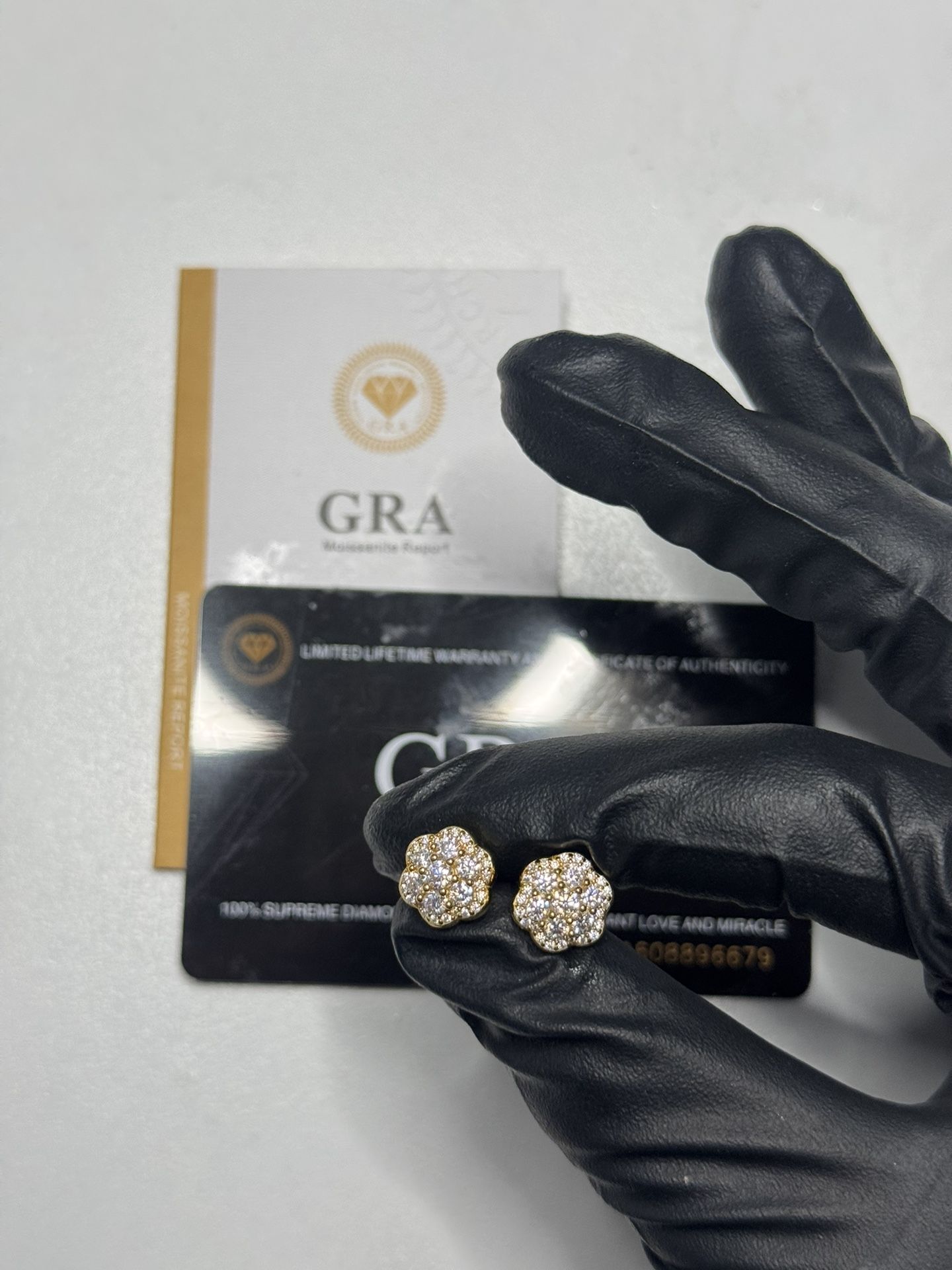 Cluster VVS Earrings