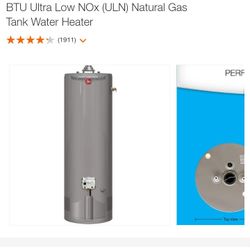 Brand New 40 Gal Natural Gas Water Heater 