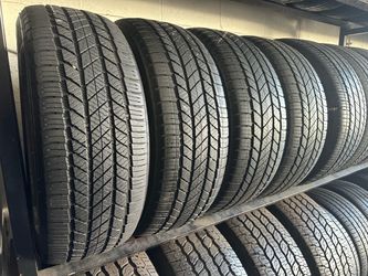 SET OF TIRE 245 60 18 BRIDGESTONE 85% LIFE
