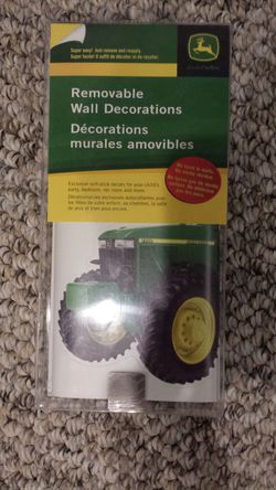 John deere tractor wall decals NEW peel and stick decoration