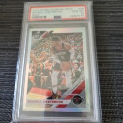 Rockets Russell Westbrook Graded Card