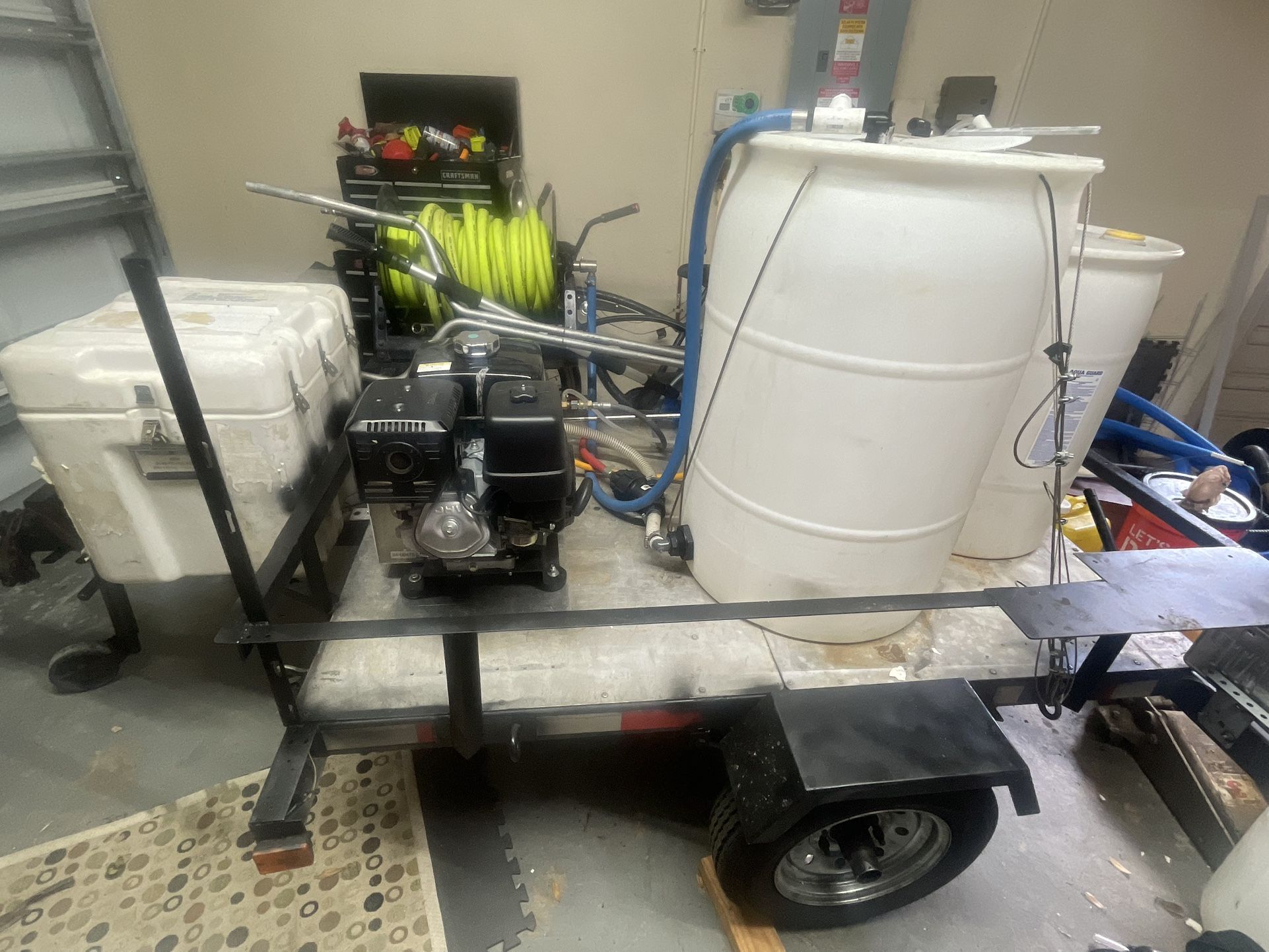 Pressure Washing Trailer 4x6 Everything Included