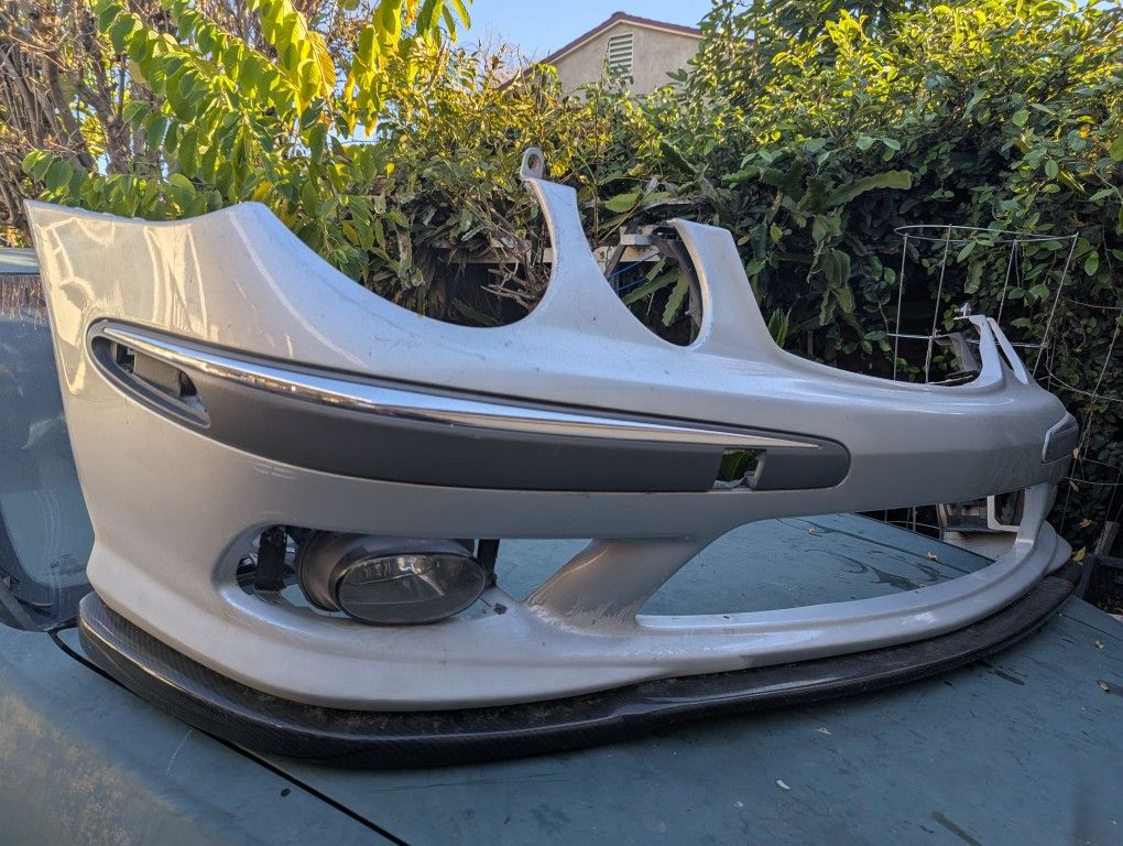 Mercedes Benz W211 AMG Bumper With Carbon Lip