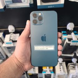 Apple iPhone 12 Pro Max 128GB in Pacific Blue (Factory Unlocked/Desbloquiado)