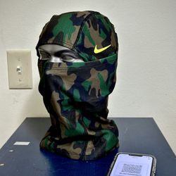 Nike Camo Balaclava Ski “Medium Olive”♻️|1 Size Fits All|BNEW✔️