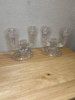 Crystal candle  holders