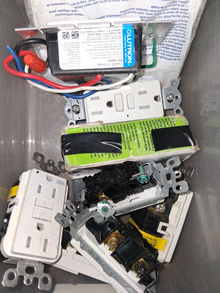 Huge Box Of Electricians Supplies