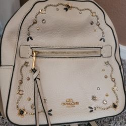 Backpack Coach Stardust Crystal Rhinestone Purse Crossbody 