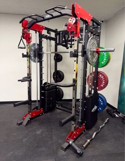 NEW Smith Machine , Squat Rack , Bench Press , Leg Press , Pulley System Machine For Your Weights