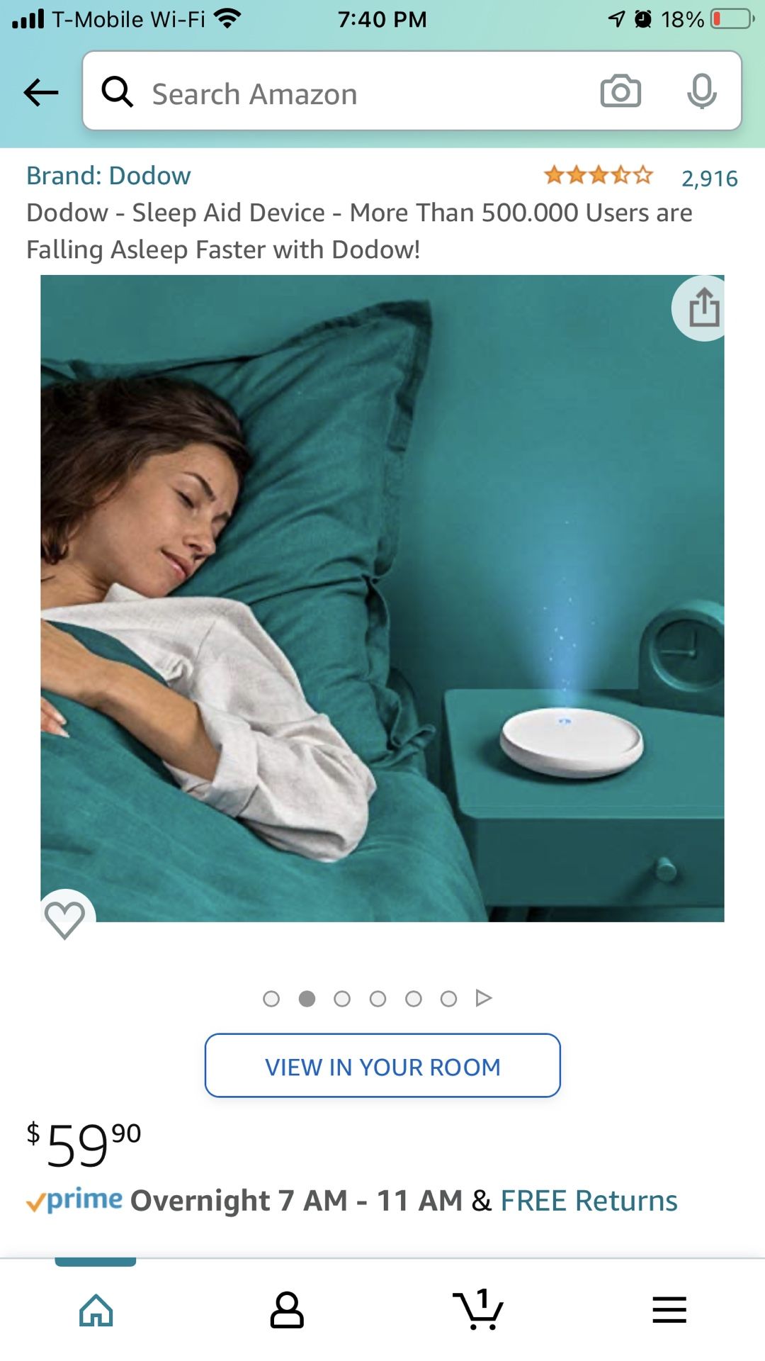 Dodow - Sleep Aid Device - More Than 500.000 Users are Falling Asleep Faster with Dodow!