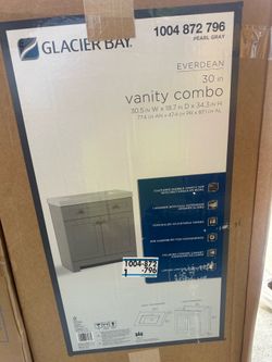 Bathroom vanity of 30 in