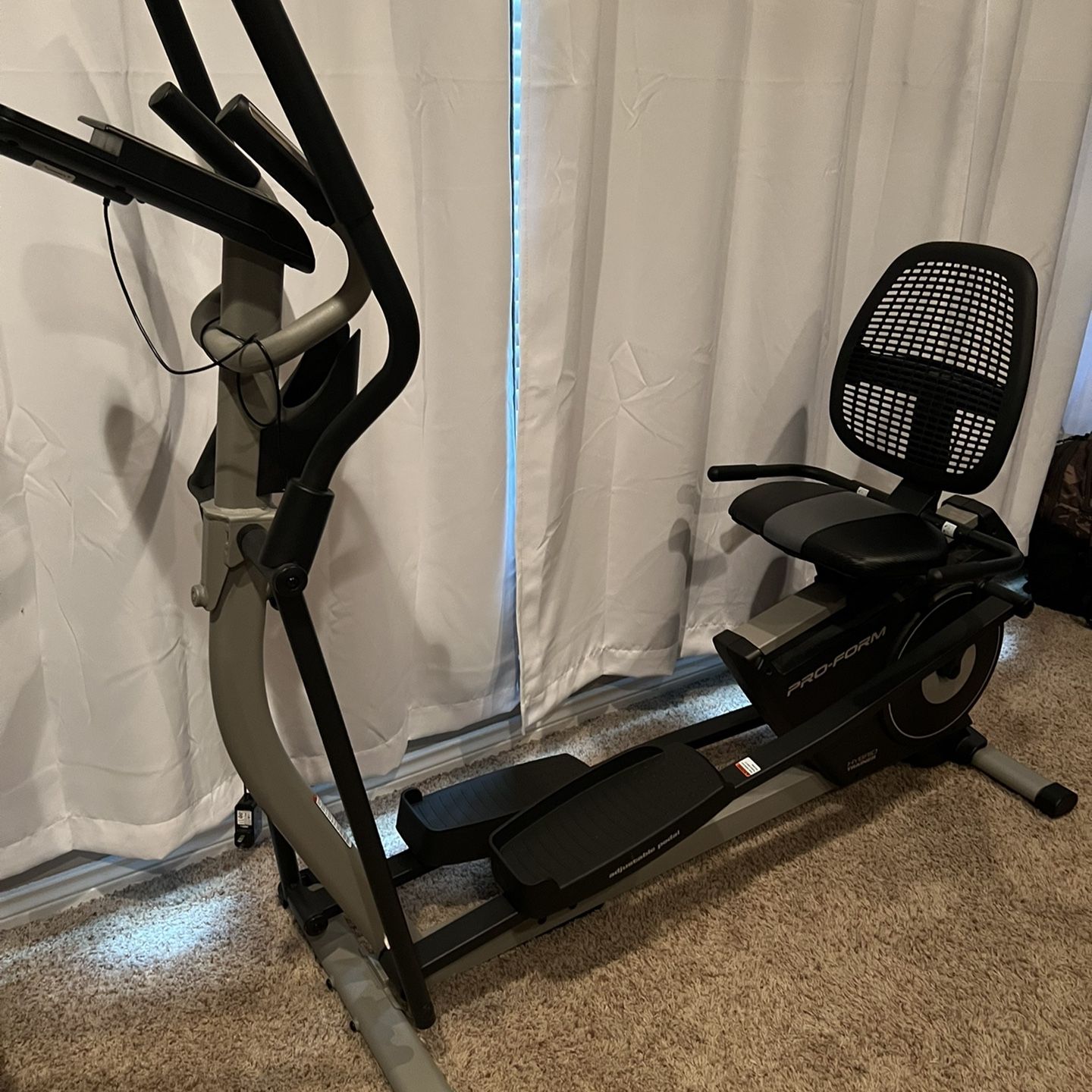 Proform hybrid trainer elliptical recumbent bike manual sale