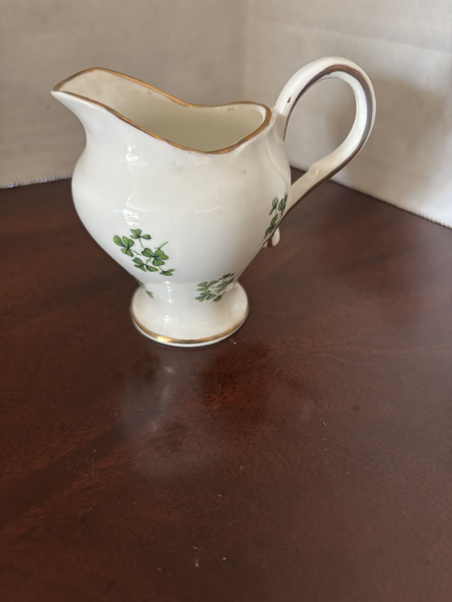 Shamrock Royal Tara Bone China Creamer From Galway Ireland
