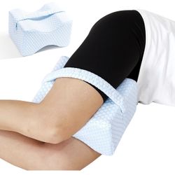 Visit the UJPFEO Store 4.3 ***** (616) Knee Pillow for Side Sleepers, Memory Foam Leg Pillow for Side Sleeping Between Knees,Knee Cushions for Hip,Bac