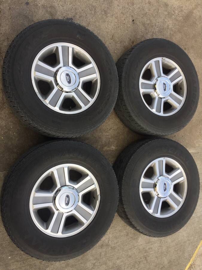 Ford Factory RIMS &Goodyear TIRES 6Lug Original WHEELS F150 Expedition ...