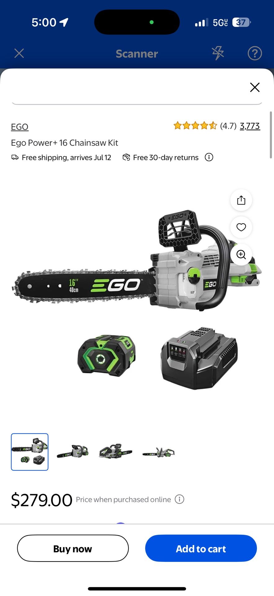 EGO Chainsaw