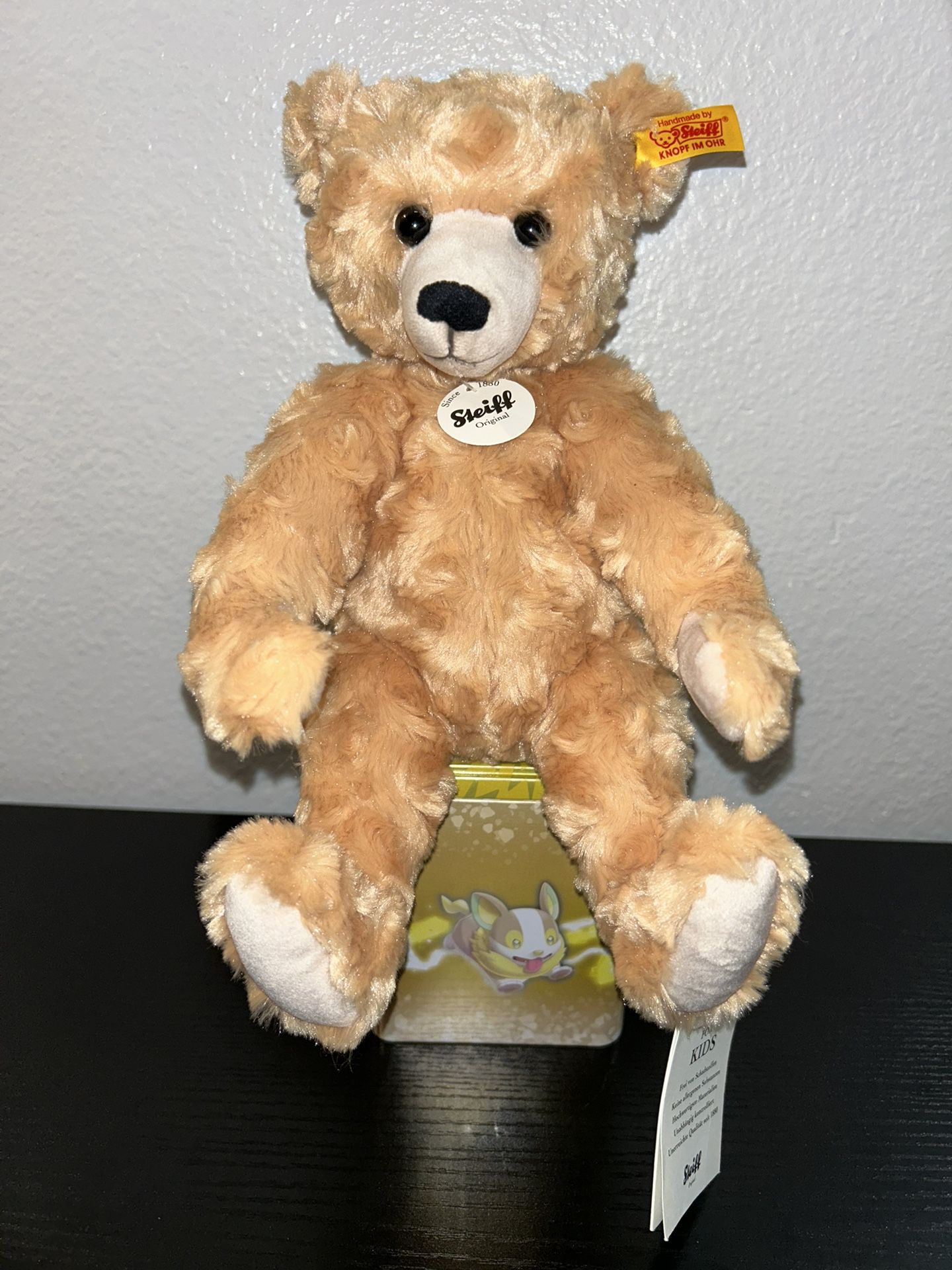 Steiff Plush Otto Teddy Bear Blonde 682988 U.S. Exclusive 12" Brand New W/tags