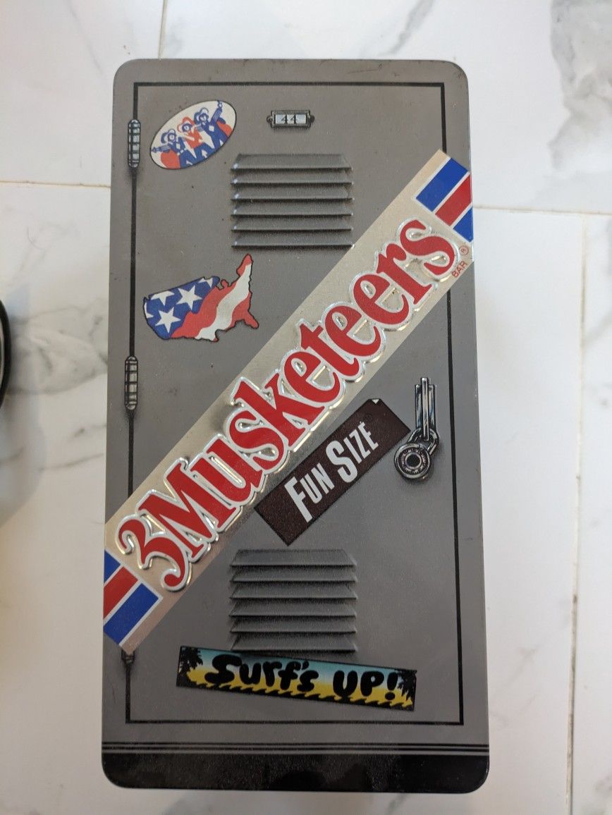 Vintage Three Musketeers Tin