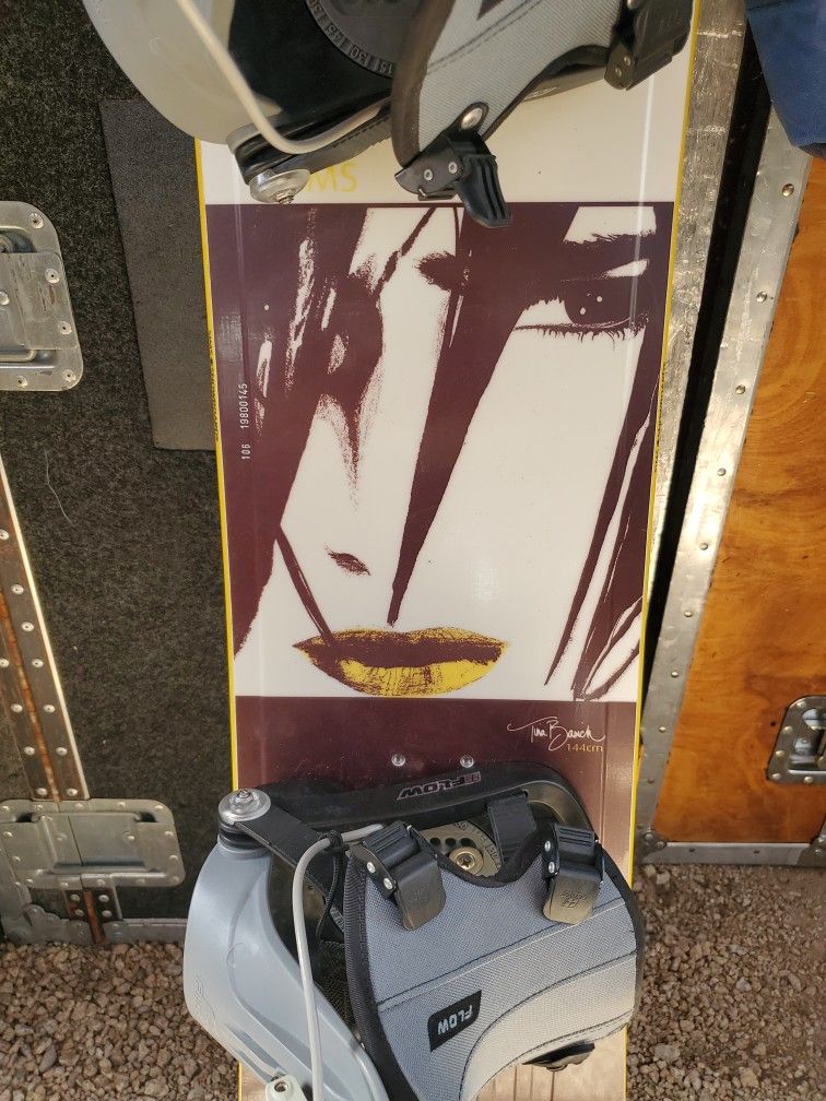 Snowboard By Tina Basich And Bag By DAKINE I ASK $275.00 FOR THIS BUNDLE