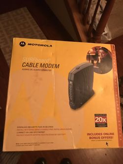 Motorola surfboard modem