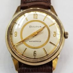 Bulova Watch On New Leather band 