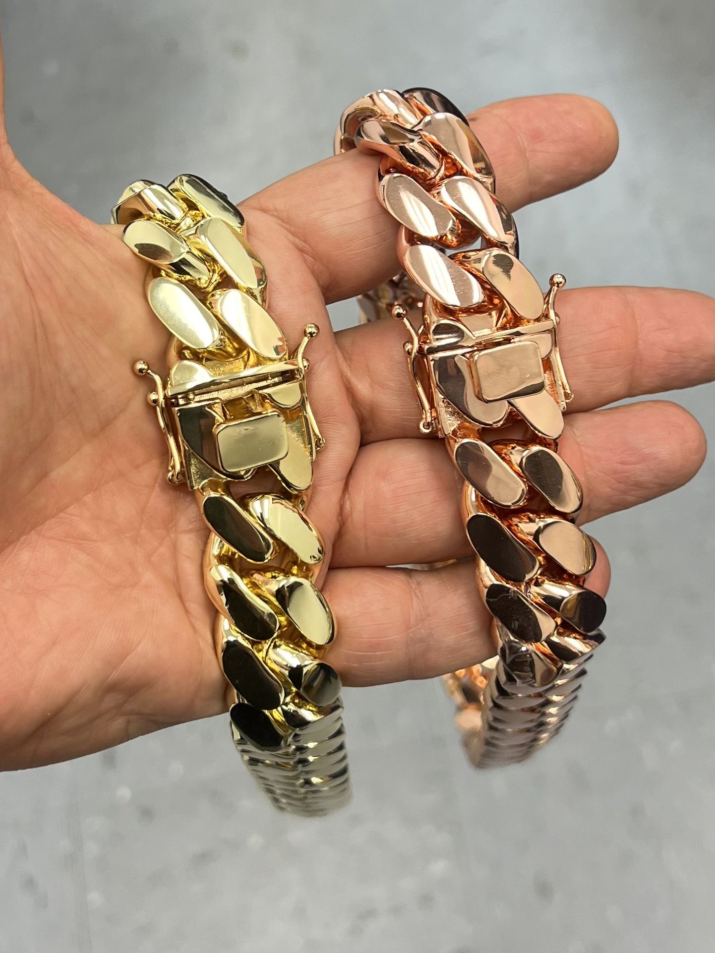 Miami Cuban handcrafted polished Miami Cuban necklace