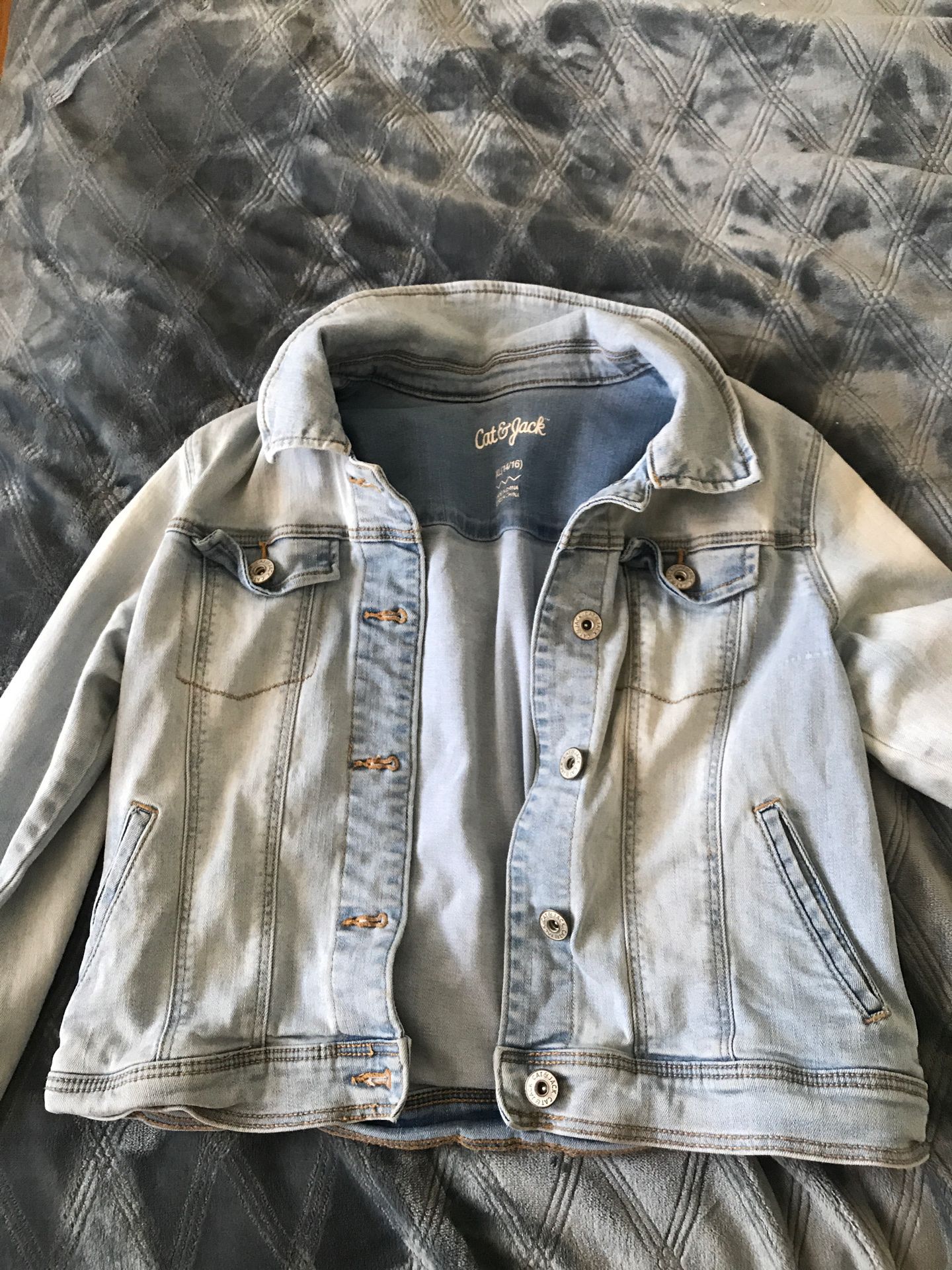 Cat & Jack girls jean jacket