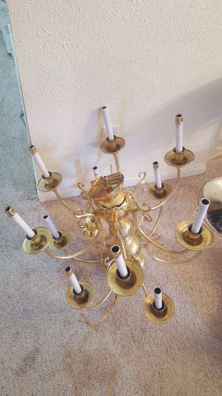 Chandeliers for sale.
