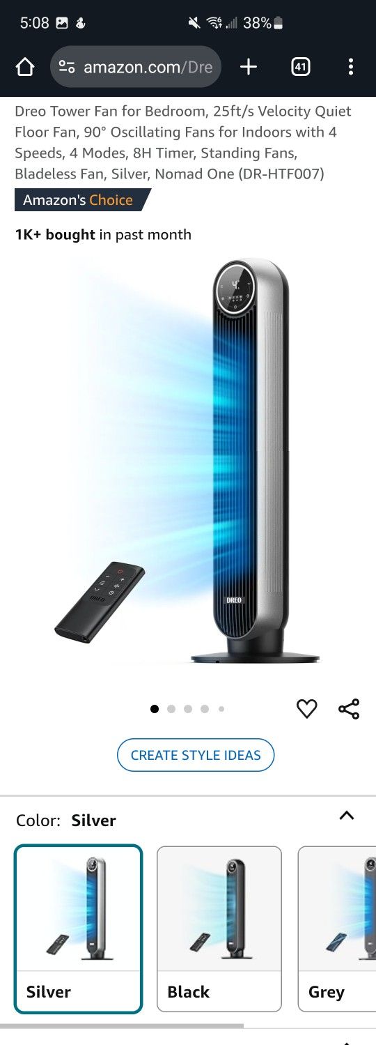 Dreo Fan Tower No Remote Control