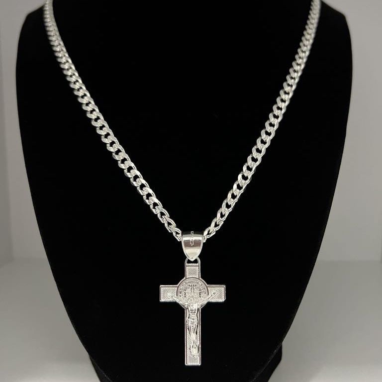 Chain with cross pendant Silver 925