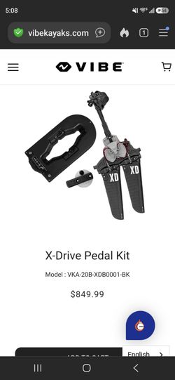 Vibe Kayak X-Drive kit