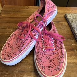 Vans tennis shoes hello Kitty men’s size 9 1/2 or women’s size 11