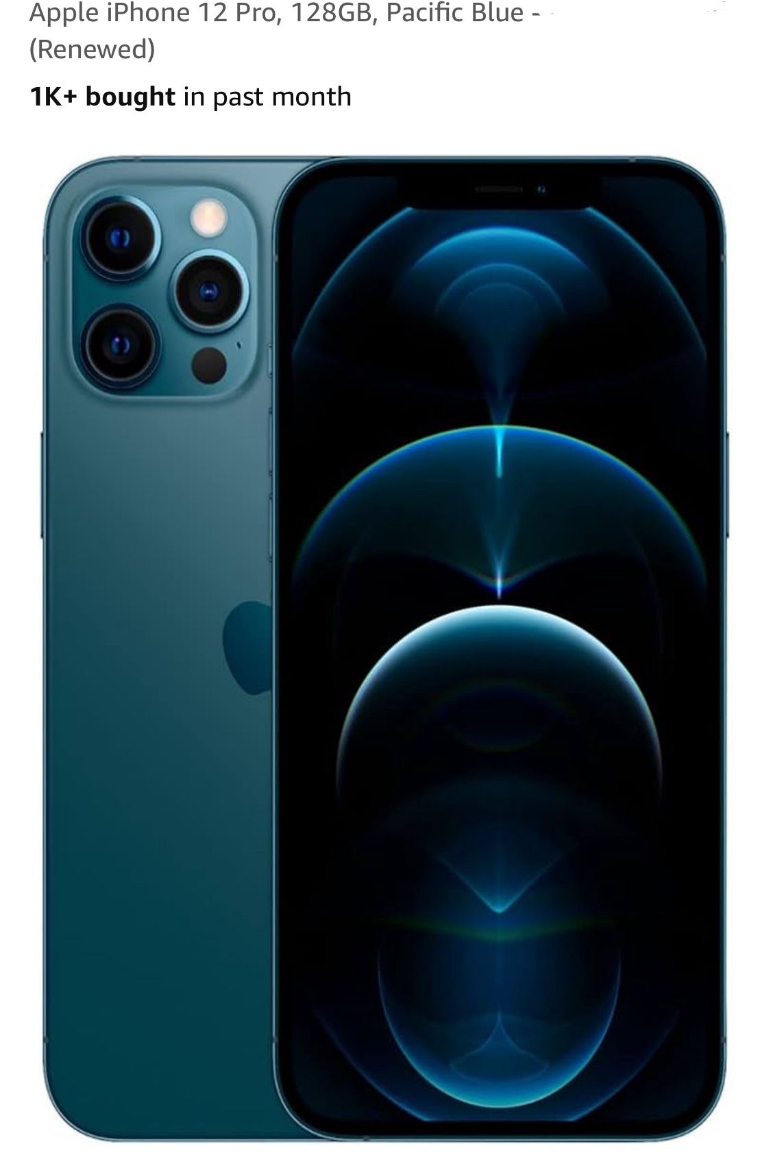 iPhone 12 Pro 128GB - Locked Sim