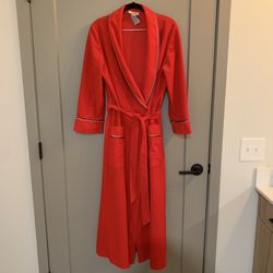 Vintage Bill Blass Red Robe size Medium