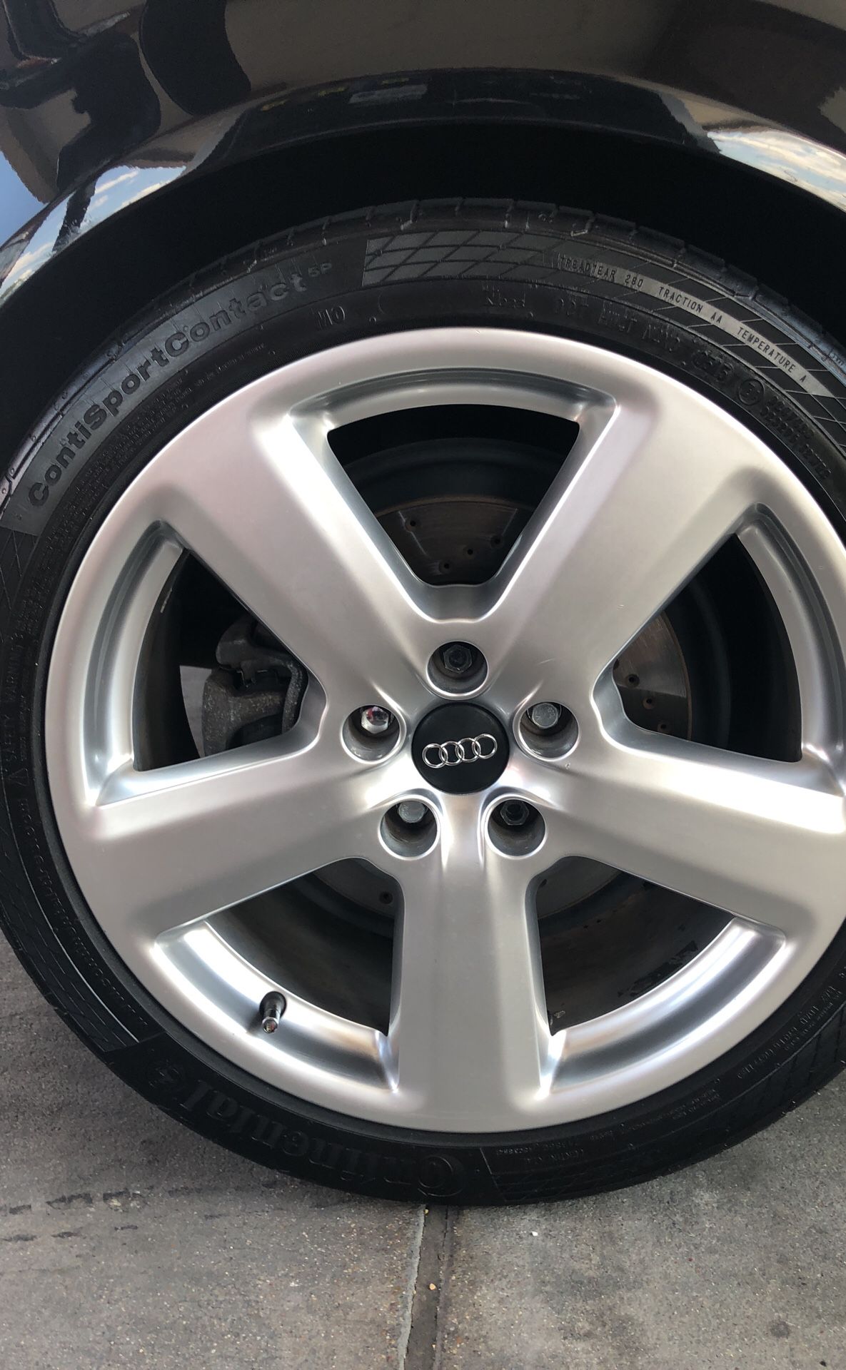 18 inch Audi rims set of 5