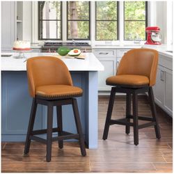 Lue BONA Meliodas Swivel Counter Stool 26” Barstools