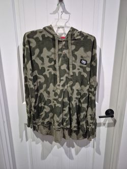 Ecko Unltd Camo Thermal Hooded Henley