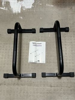Body Power Parallettes / Push-Up Bars – Excellent Condition