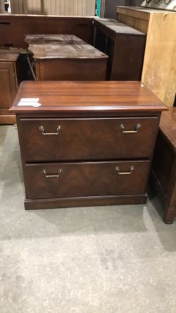 Kimball Wooden Filing Cabinet