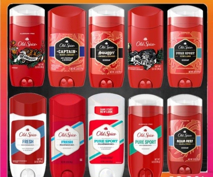 New Deodorant For Men Old Spice. 10ct For $20