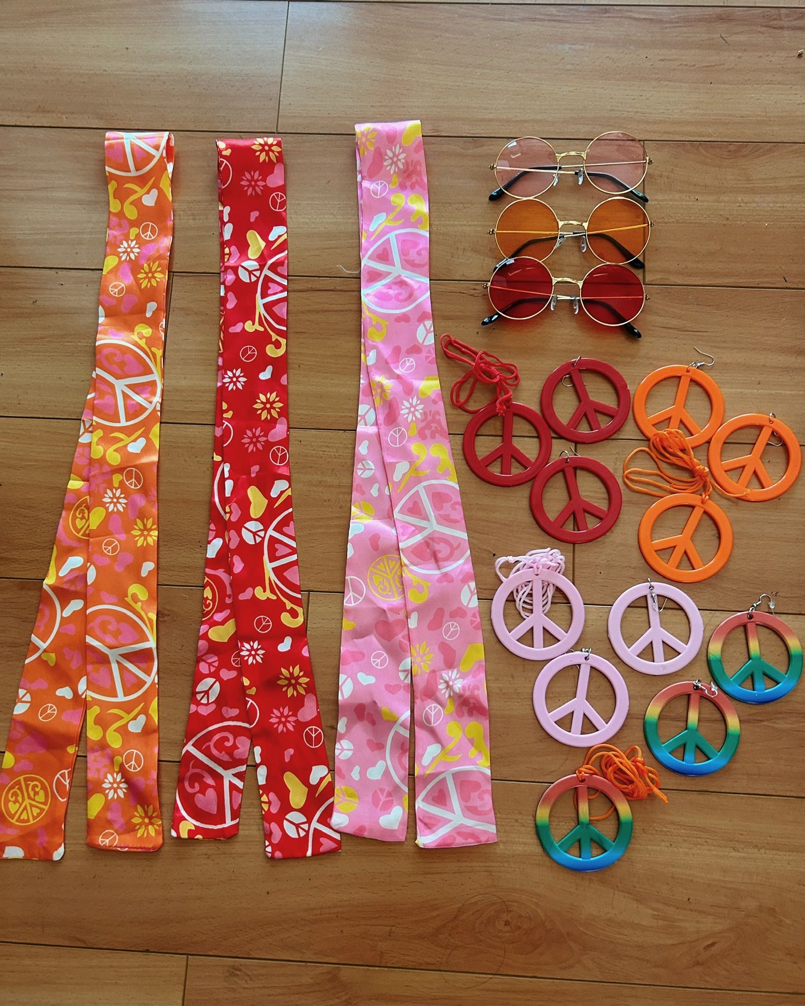 BUNDLE 70s HIPPIE ACCESSORIES
