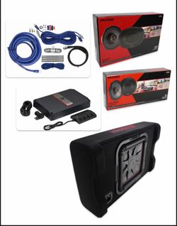 new bass and voice package deal kicker audio installed