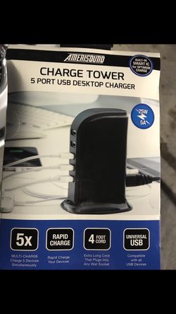 New 5 port desktop rapid USB charger