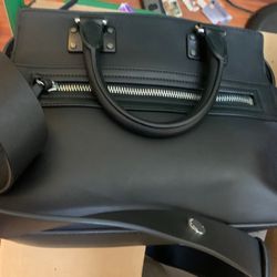 Rag & Bone Black Mini Pilot Satchel